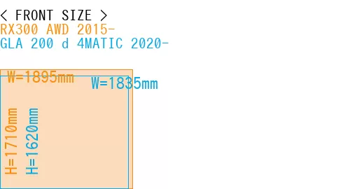 #RX300 AWD 2015- + GLA 200 d 4MATIC 2020-